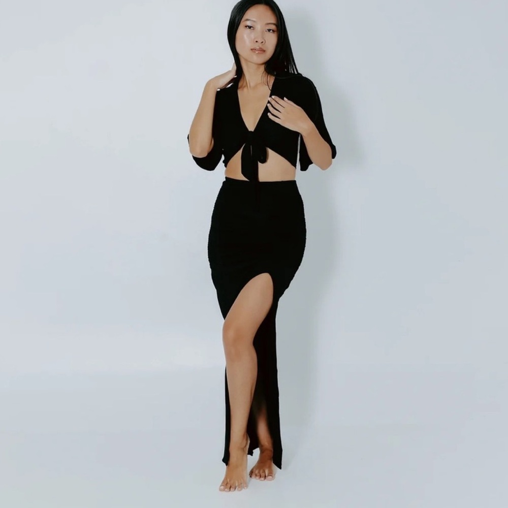 Klassy Network Maxi Skirt
